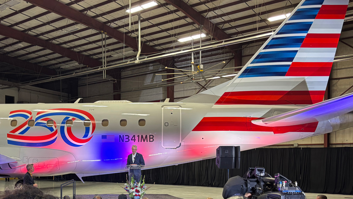 New American Airlines Commemorative Aircraft Debuts at DFW