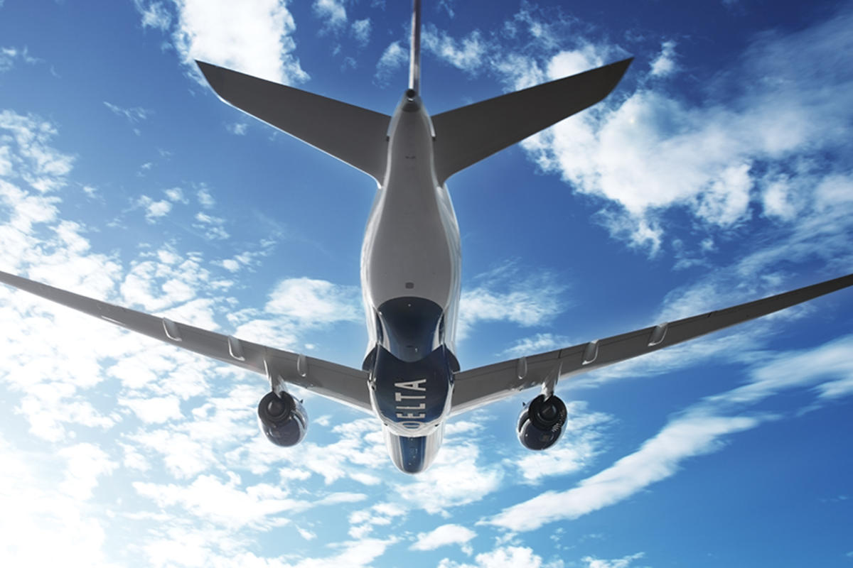 See the Delta America 250 aircraft