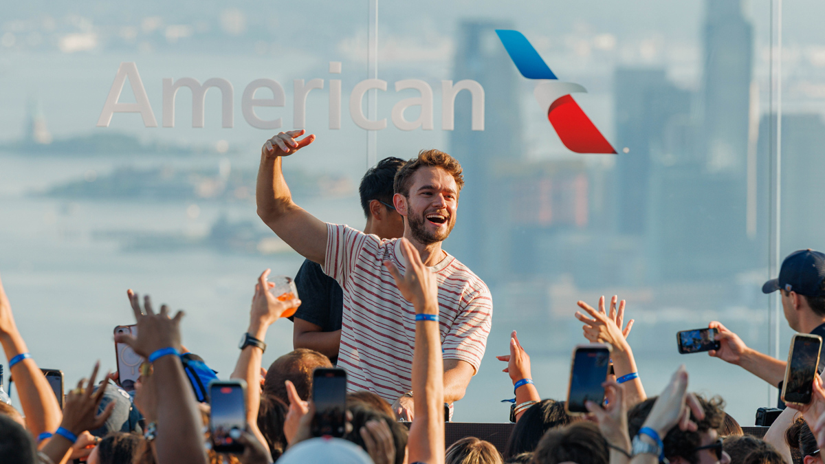 American Airlines AAdvantage members attend FIFA Final Party at Edge NYC